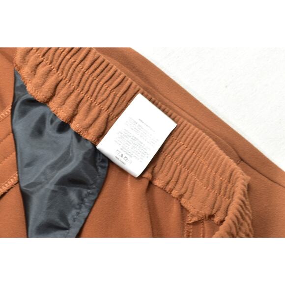 EXPRESS Regular Size S Brown Ankle High Rise Joggers Pants Drawstring Polyester - Picture 7 of 8